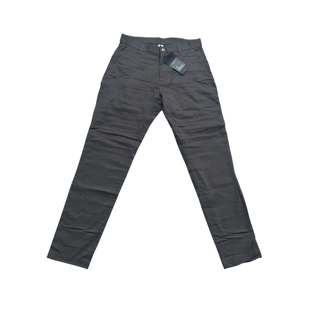 Fabletics The High Side Chino Slim Fit Pants‎ 30x32 Brown NWT